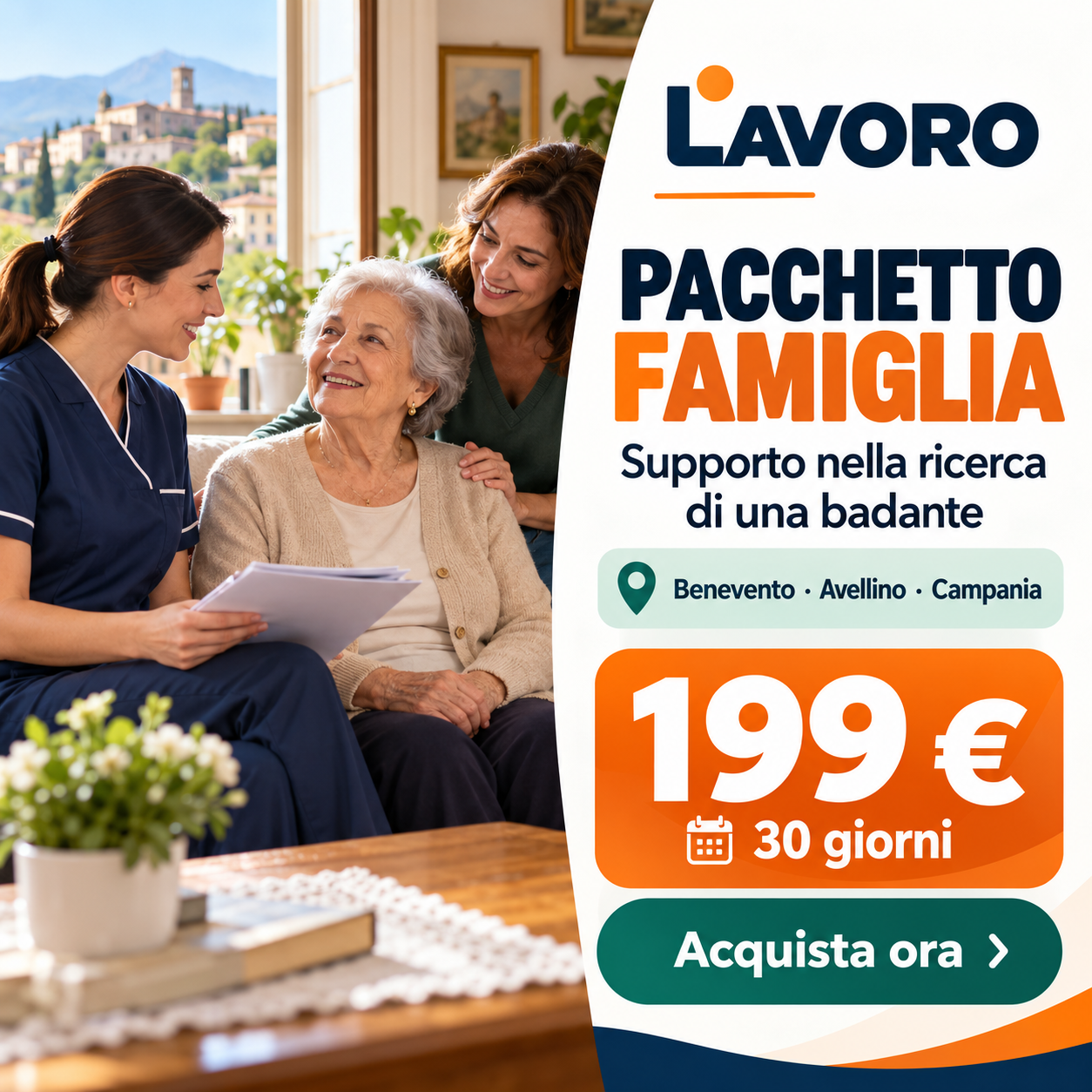 Pacchetto Famiglia Lavoro — 199 euro